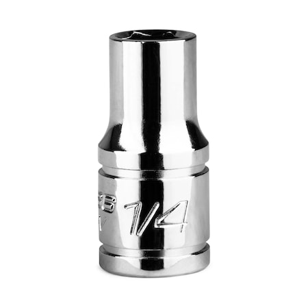 Capri Tools 1/4 in Drive 1/4 in 6-Point SAE Shallow Socket 1-2156